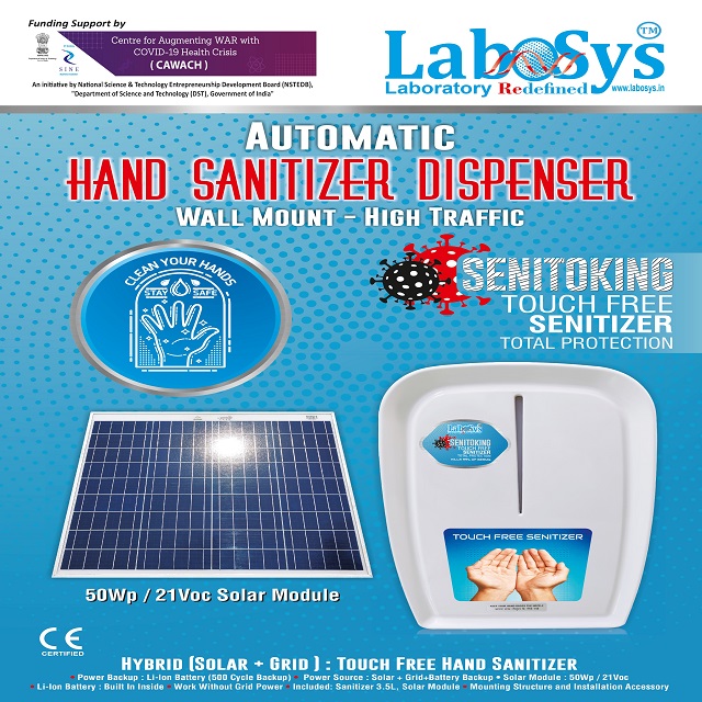 Solarised Automatic Hand Sanitizer 